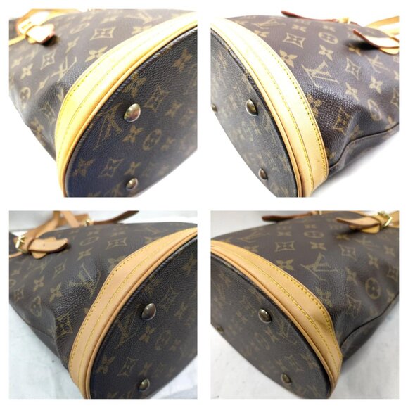 Authentic Louis Vuitton Bucket PM Brown Monogram Tote Bag mn591-120825 - Picture 9 of 16
